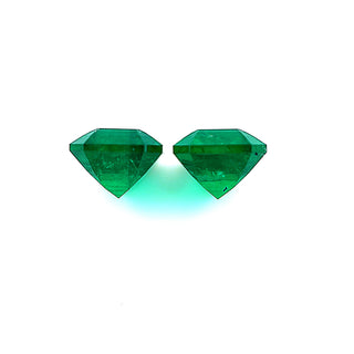 Panjshir Emerald pair 3.71ct & 3.61ct